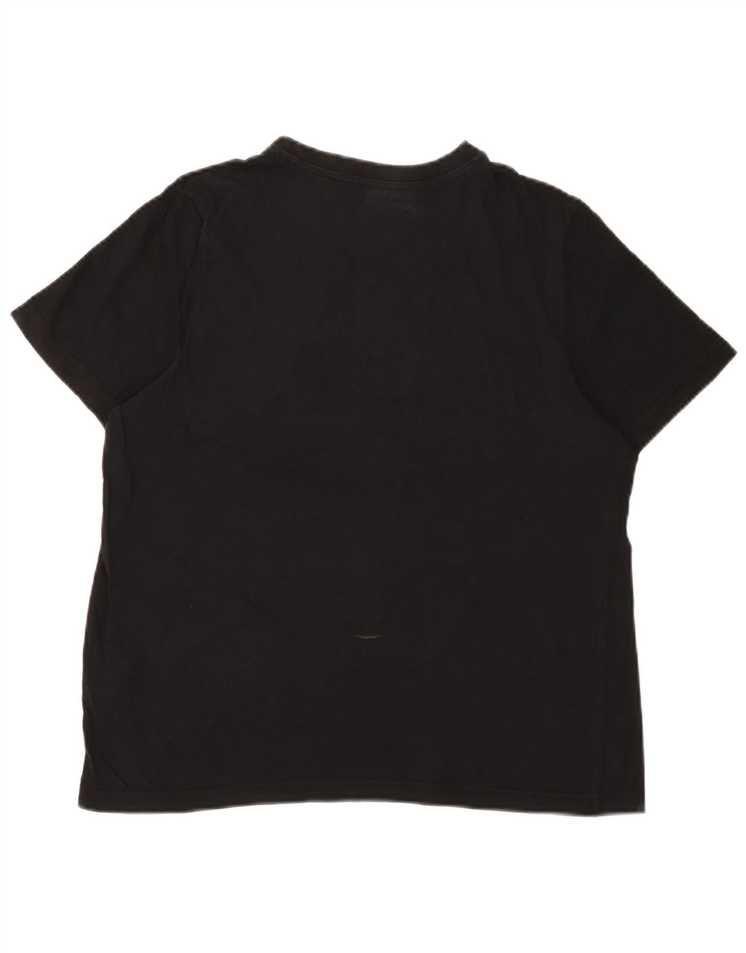 Tricou grafic Kappa pentru femei Top UK 14 Medium Black Bumbac