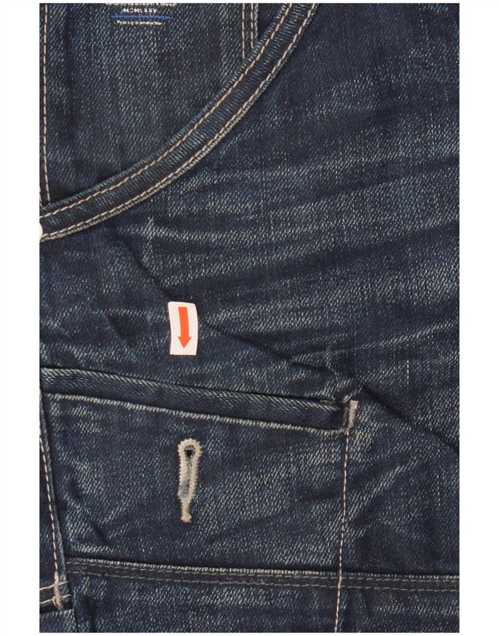 Pantaloni scurți din denim cargo Jack & Jones pentru bărbați, mediu W32, bumbac bleumarin