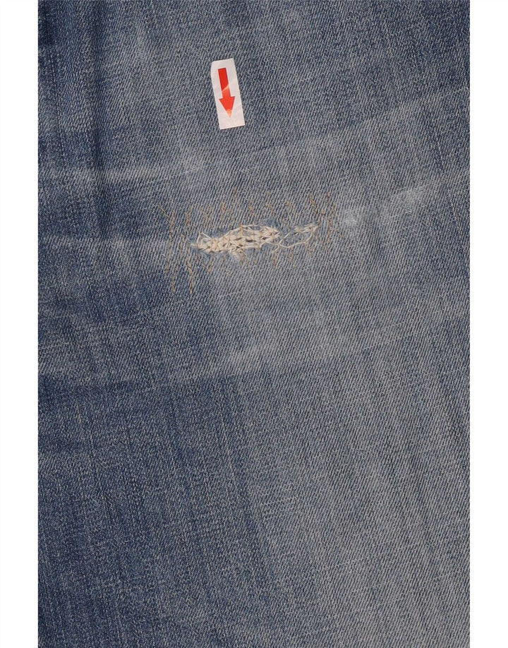Blugi drepti pentru femei Armani W32 L30 Bumbac albastru