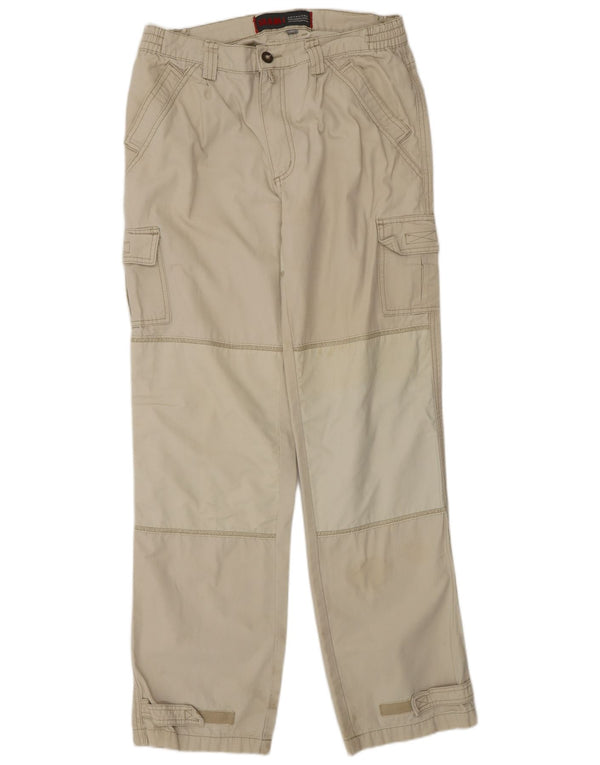Slam Pantaloni de vânt pentru bărbați, drepti, cargo, IT 46 Small W32 L33 Bej