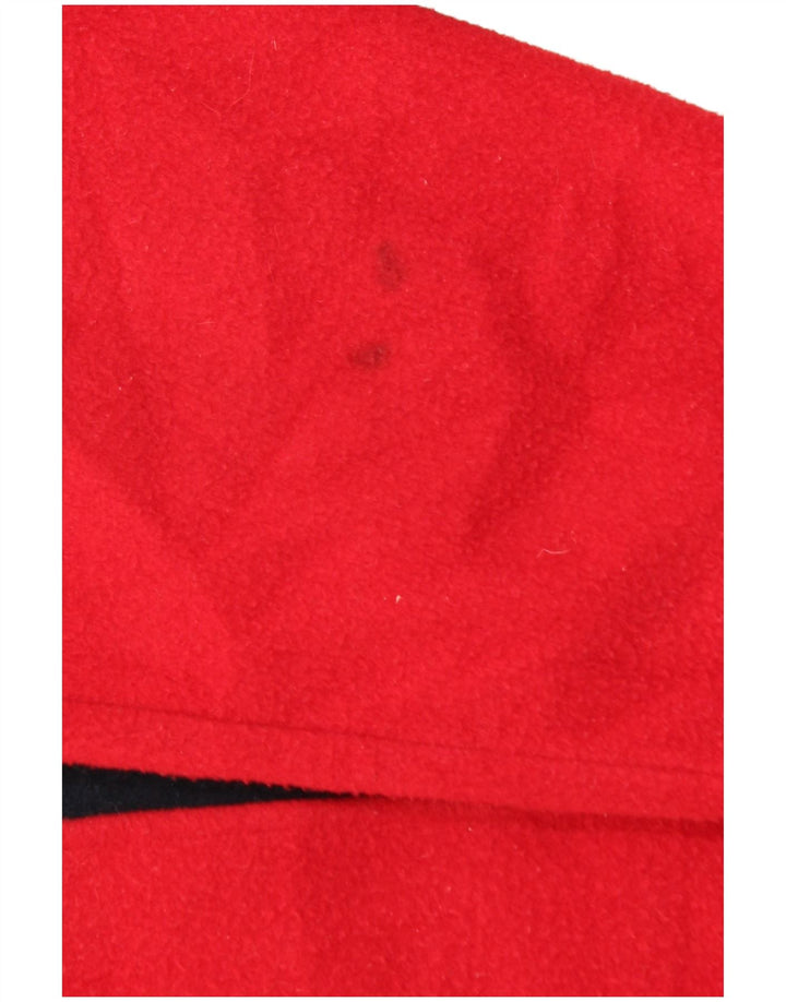 Pulover pentru bărbați INVICTA, cu grafică, cu fermoar și decolteu din lână, roșu, color block