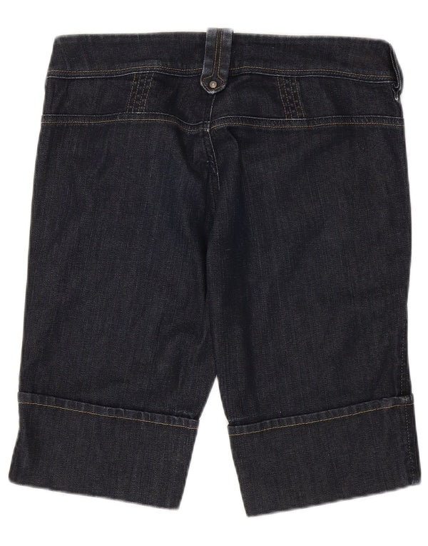 Pantaloni scurți din denim bermude Diesel pentru femei W29, bumbac bleumarin mediu