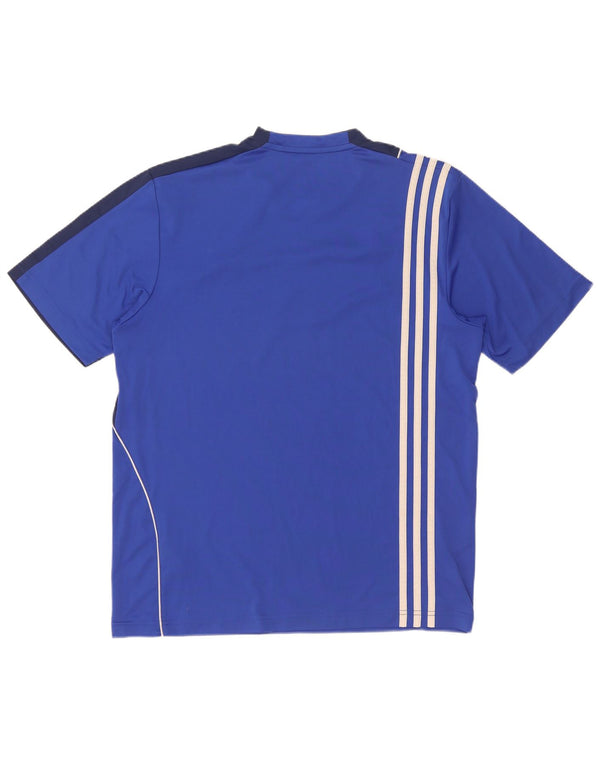 Tricou Adidas Climalite Graphic Top UK 40/42 Medium Blue Colorblock