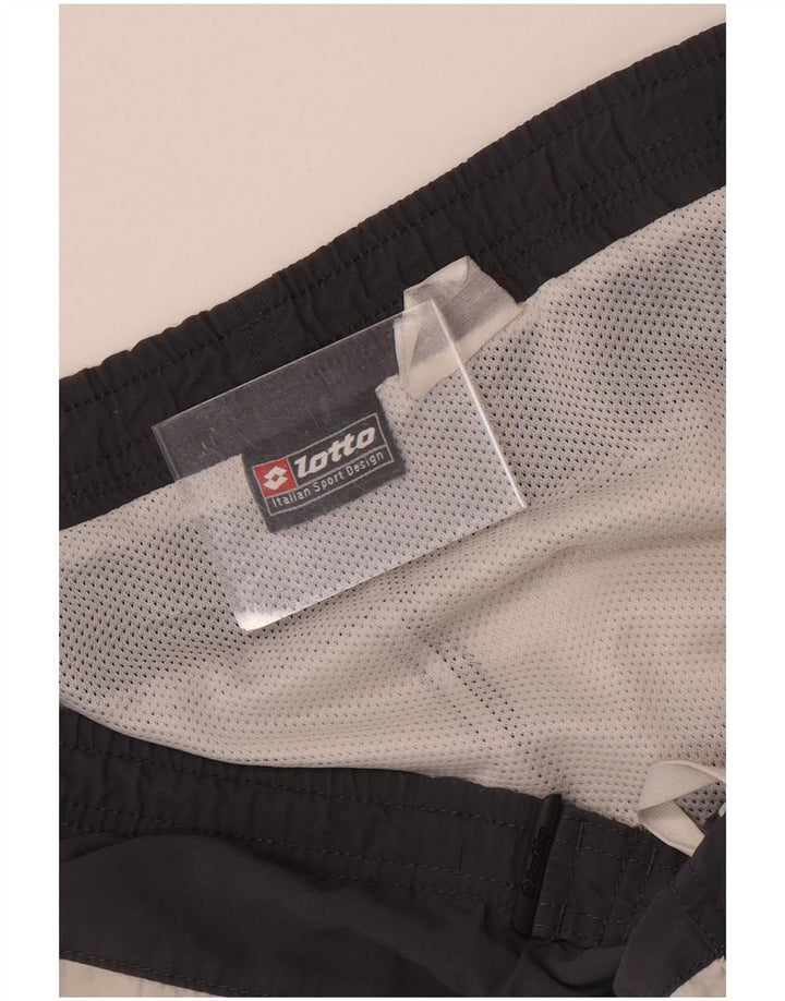 Pantaloni scurți de înot Lotto pentru bărbați, mari, gri, blocuri de culoare