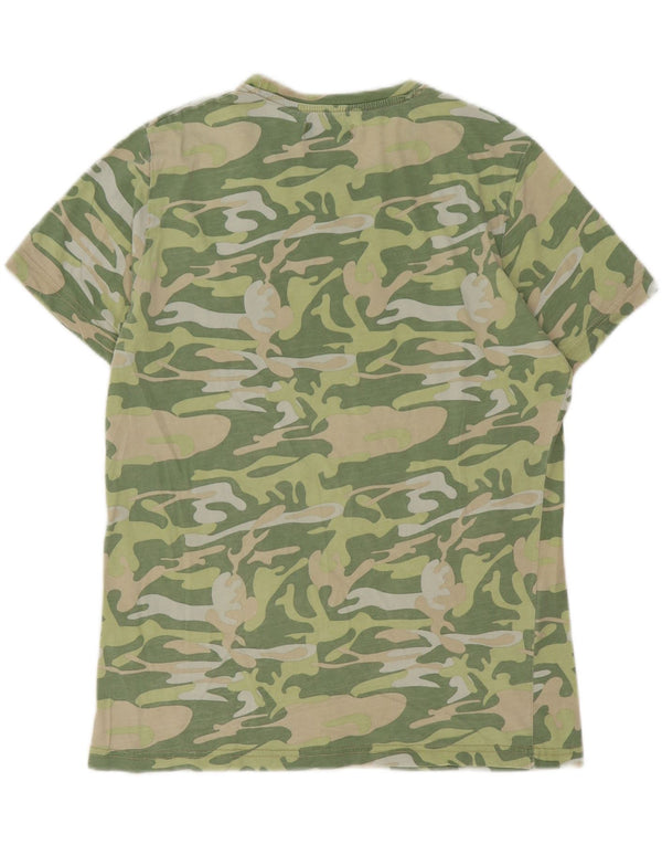 Tricou grafic pentru bărbați Jeep Top XL Camuflaj verde