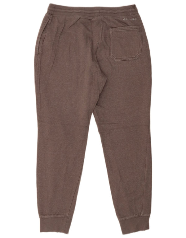 Columbia Pantaloni de trening grafic pentru femei Joggeri UK 14 Bumbac gri mediu