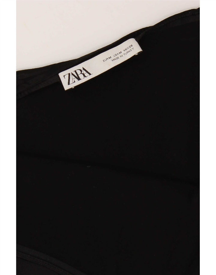Fustă A-Line pentru femei Zara Medium W28 Viscoză Neagră