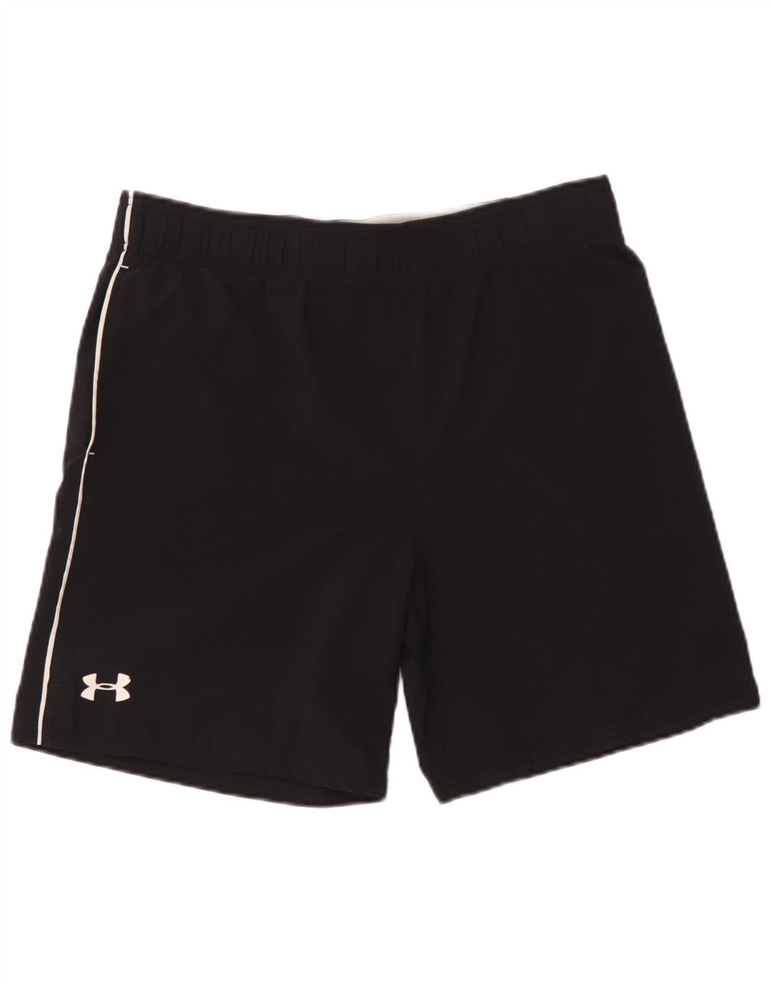 Pantaloni scurți sport grafic Under Armour pentru bărbați, poliester mediu negru