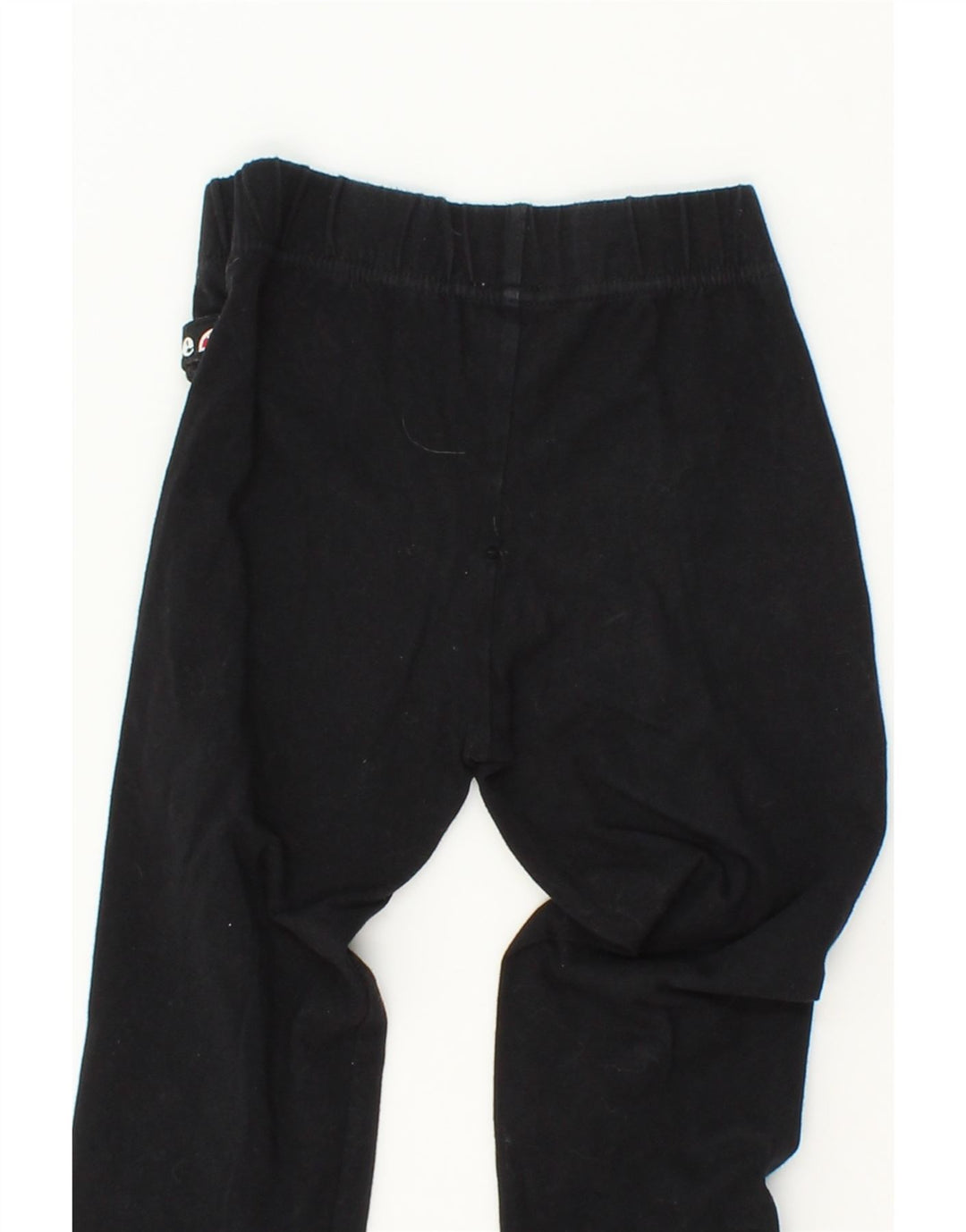 ELLESSE Womens Graphic Leggings UK 6 XS Black Vintage Ellesse and Second-Hand Ellesse from Messina Hembry 