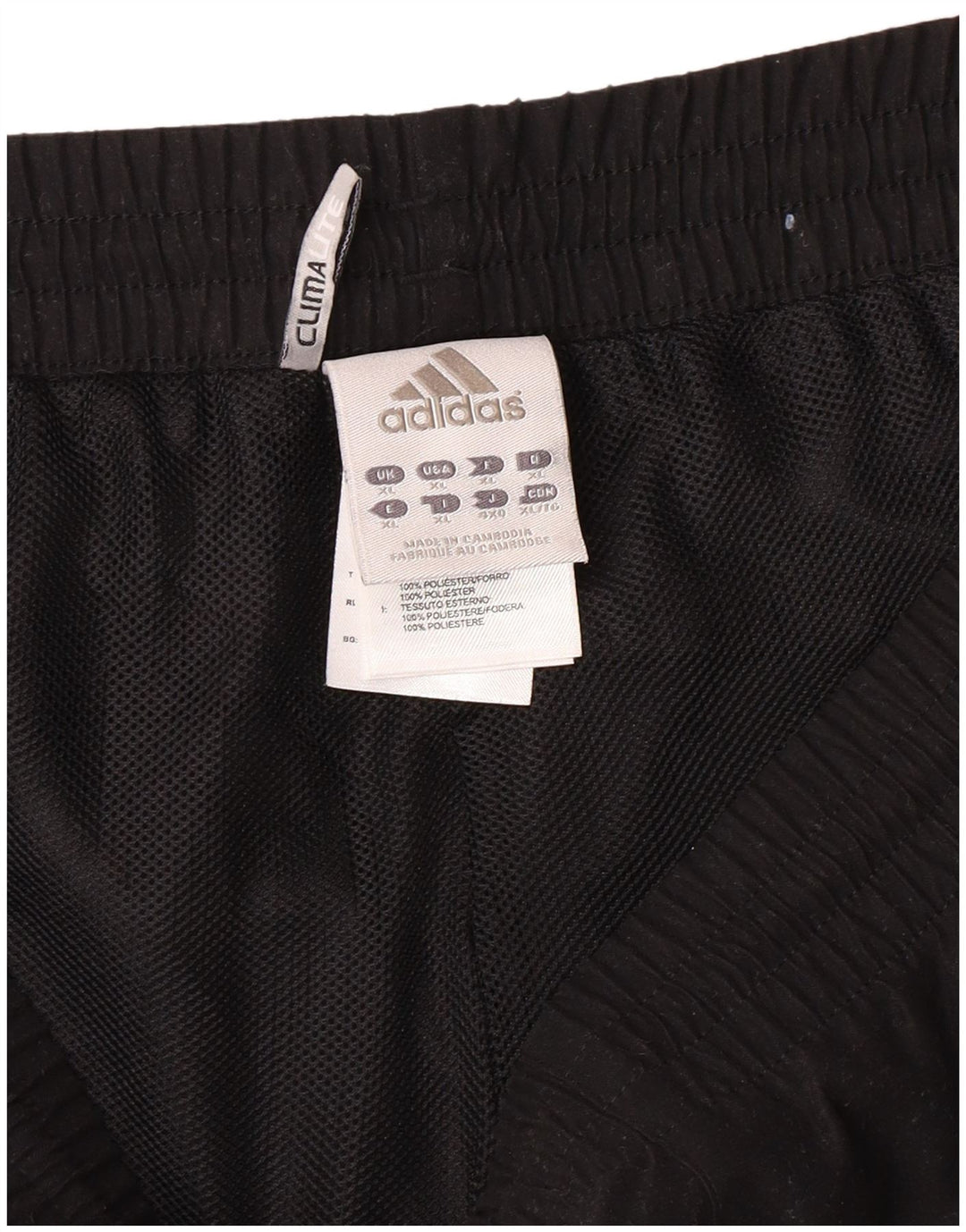 Pantaloni scurți sport pentru bărbați Adidas XL, poliester, negru