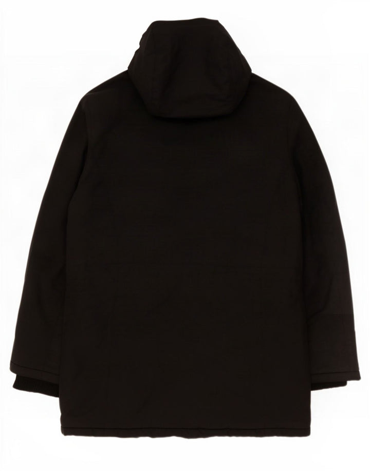 Jachetă Parka Superdry pentru femei UK 14, mare, negru, poliester