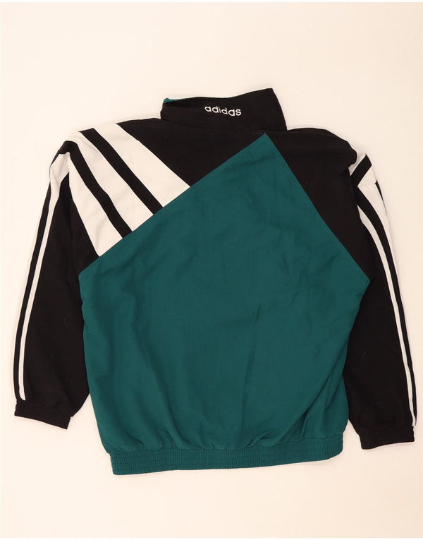 Jachetă de top pentru trening grafic Adidas pentru bărbați XL, verde, poliester color bloc