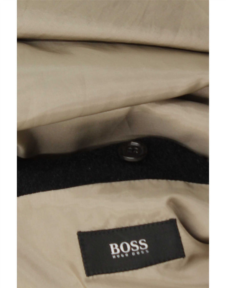 Palton pentru bărbați Hugo Boss UK 36 Small Black