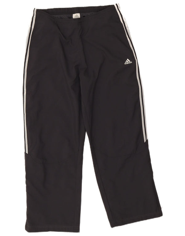 Pantaloni de trening Adidas pentru femei Joggeri UK 14 Poliester mediu negru