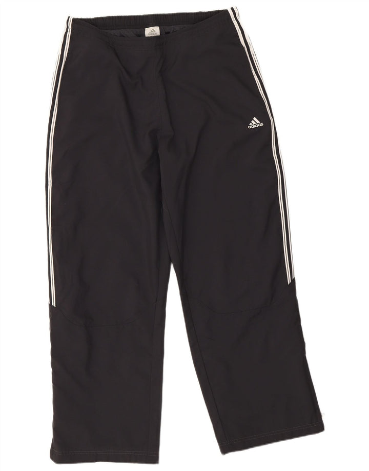 Pantaloni de trening Adidas pentru femei Joggeri UK 14 Poliester mediu negru