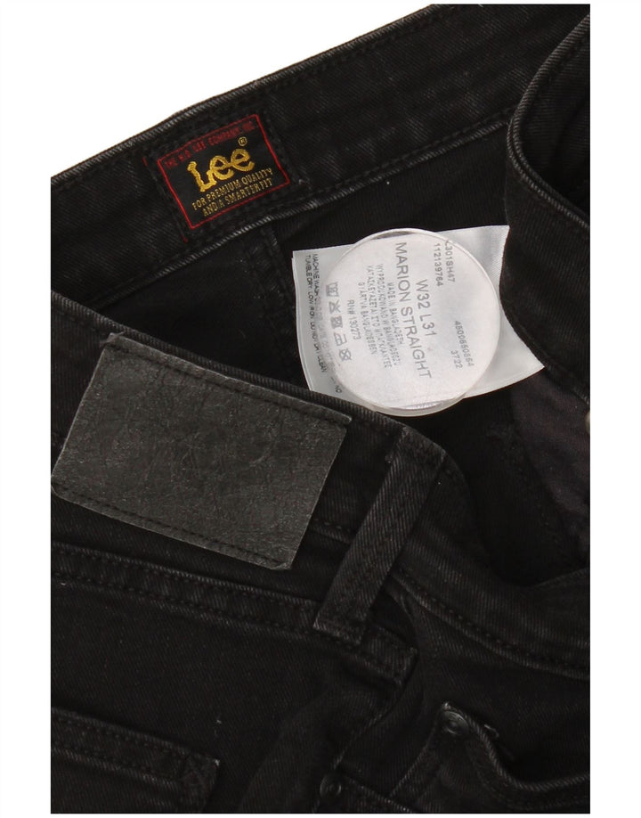 Blugi Lee Marion drepte pentru femei W32 L31 bumbac negru