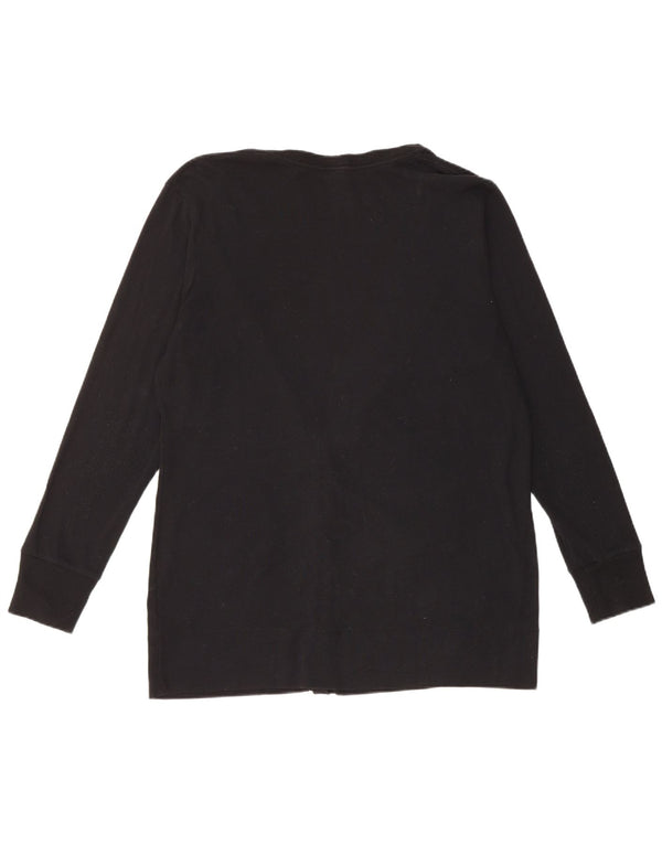 Pulover cardigan pentru femei Marks & Spencer UK 18 XL bumbac negru