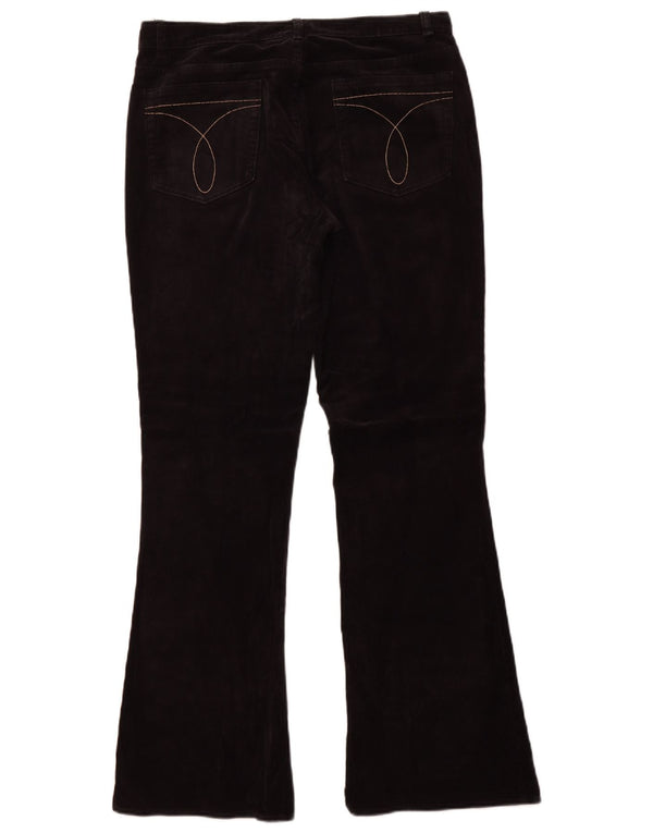 Pantaloni Calvin Klein pentru femei din velur, US 13 Large W34 L32, bumbac negru