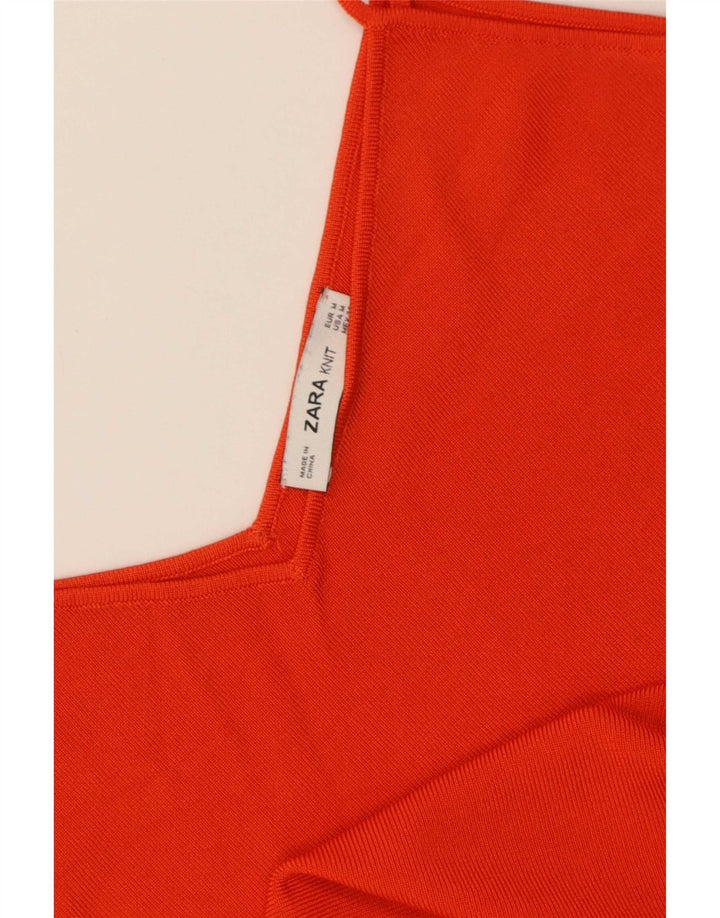 Top camis pentru femei Zara UK 12 Medium Red
