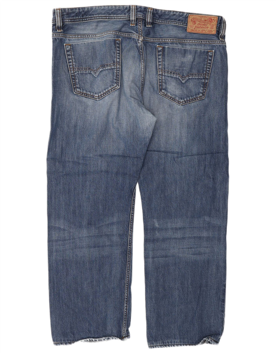 Blugi DIESEL Viker Regular Straight pentru bărbați W38 L27 Albastru