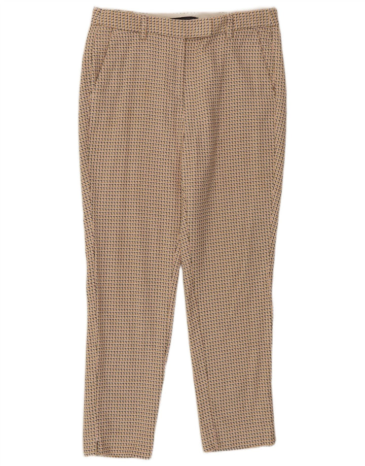 Pantaloni tăiați pentru femei Marks & Spencer, cu model abstract, UK 12 Medium W30 L