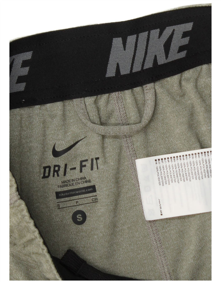 Pantaloni scurți sport Nike Dri Fit pentru bărbați, poliester verde mic