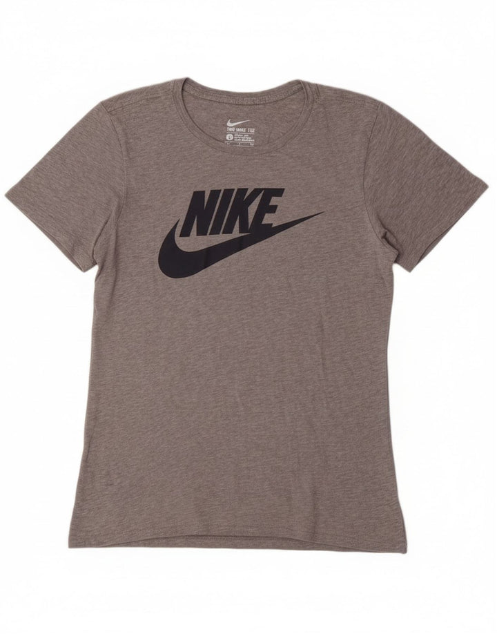 Tricou grafic Nike pentru bărbați Top mic, gri, bumbac