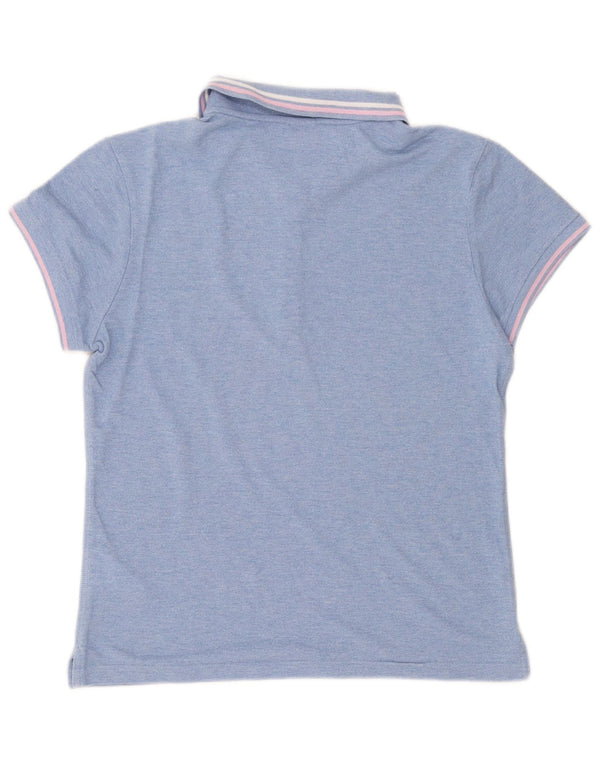 Tricou polo Champion pentru femei Heritage Fit UK 18 XL Bumbac albastru