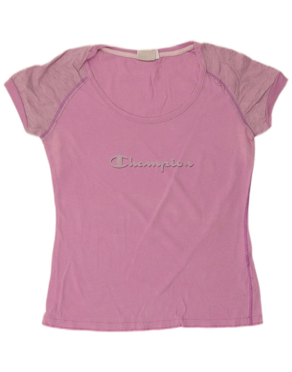 Tricou grafic Champion pentru femei Top UK 12 Medium Pink