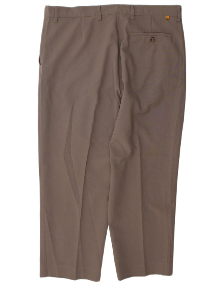 Pantaloni chino conici pentru bărbați Farah L38 L27 Poliester maro