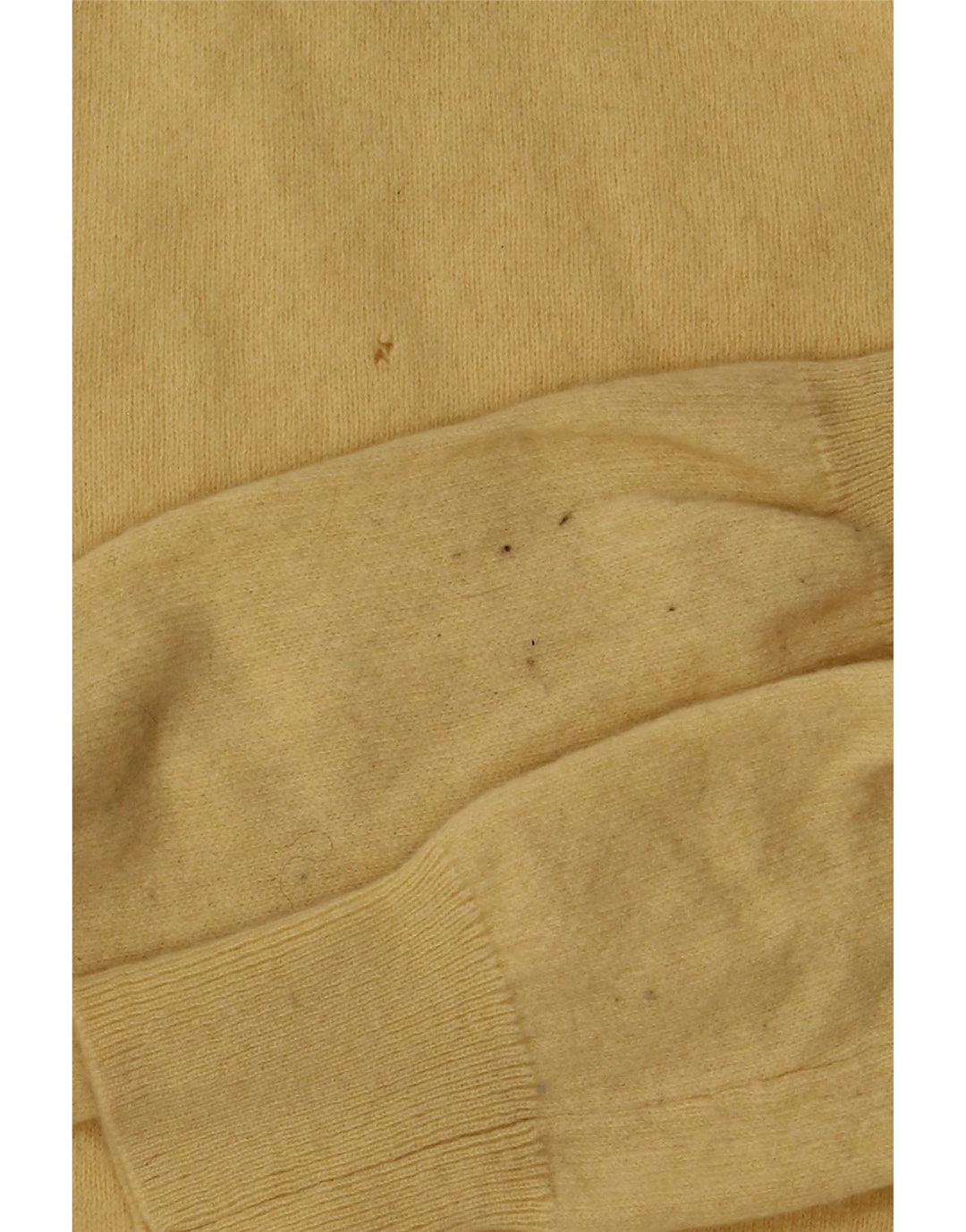 Pulover pentru femei Massimo Dutti cu gât rulat, UK 6 XS, lână galbenă