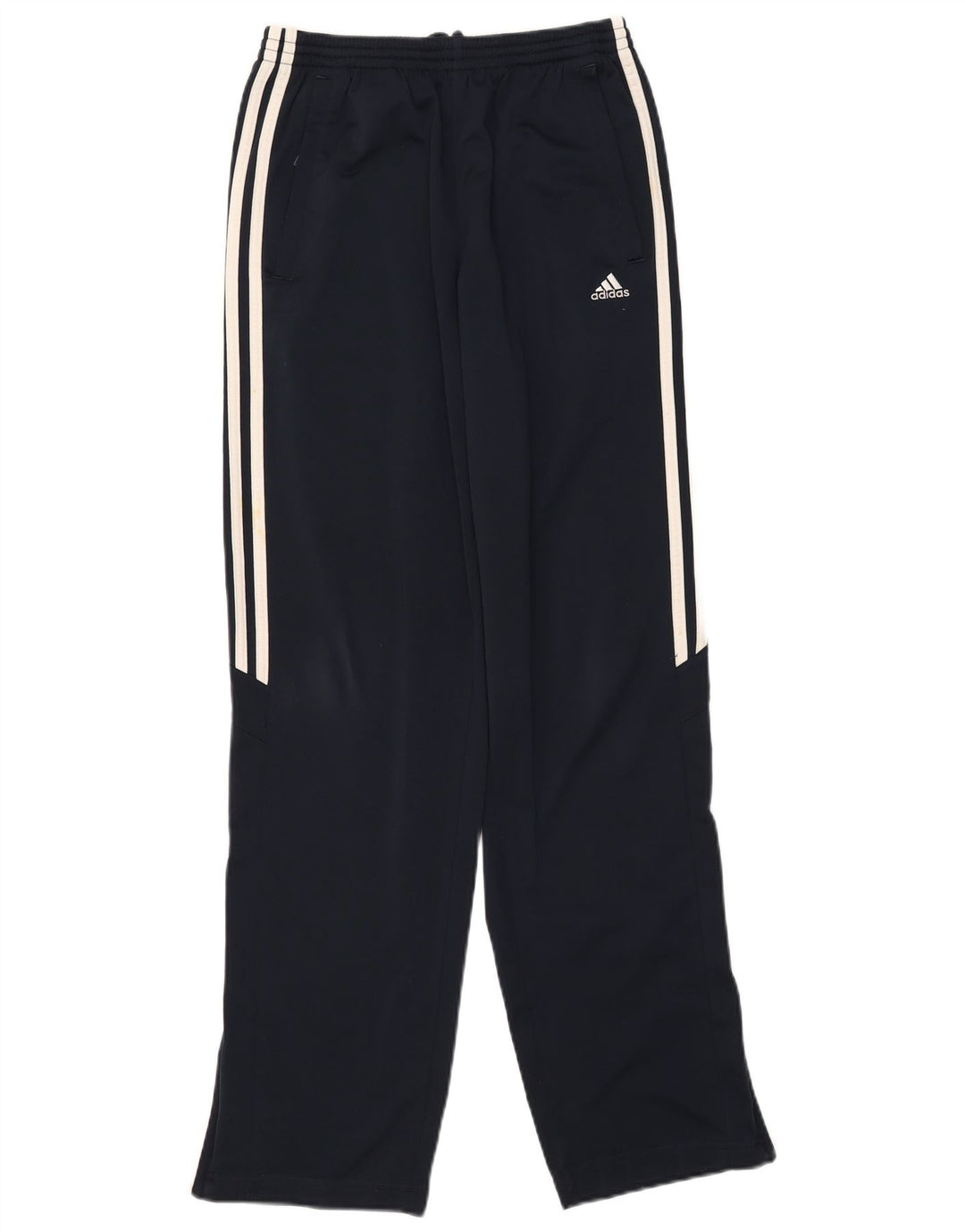 Pantaloni de trening Adidas pentru băieți 15-16 ani poliester bleumarin