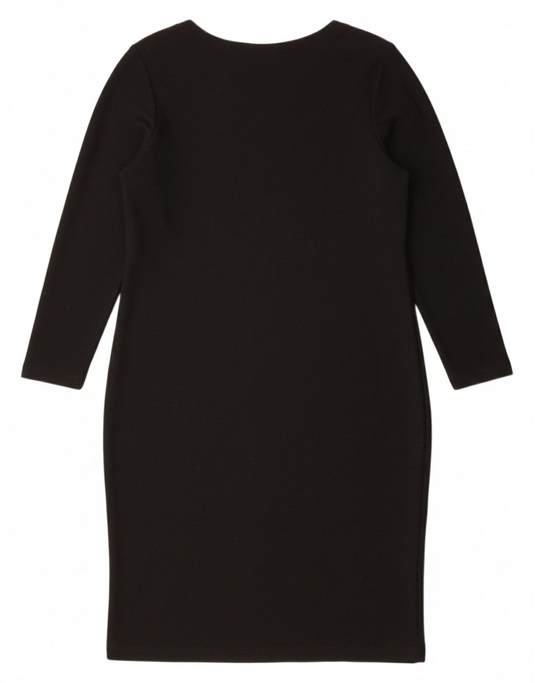 WEEKENDER Womens Long Sleeve Jumper Dress UK 14 Medium Black Polyester