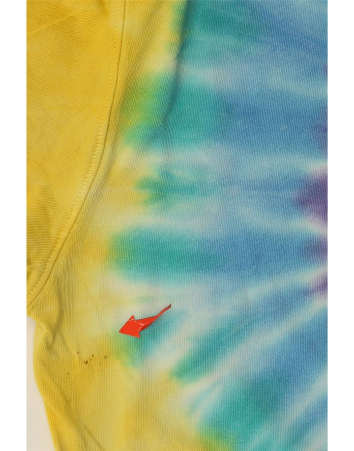 Tricou grafic Nike pentru bărbați Top mediu multicolor din bumbac Tie Dye