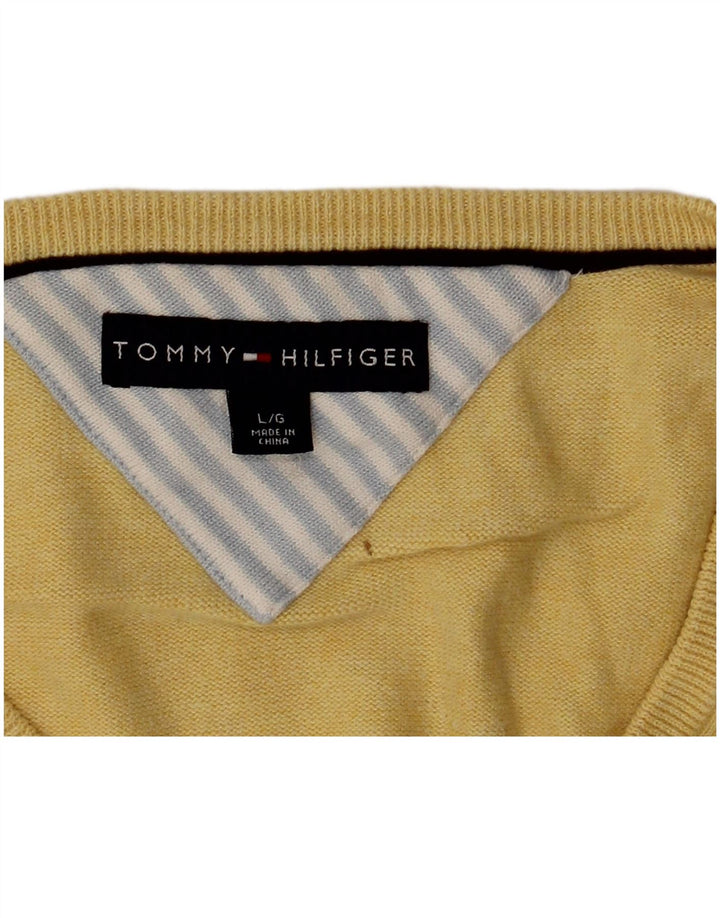 Tommy Hilfiger Vestă pentru bărbați Tank Top mare galben