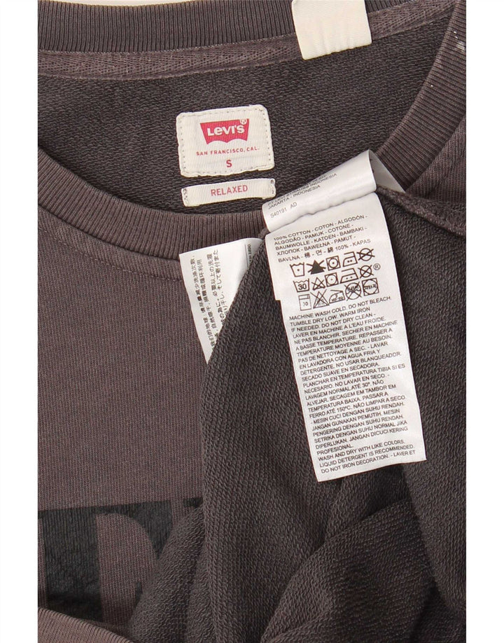 Hanorac relaxat pentru bărbați Levi's Pulover mic, gri, bumbac