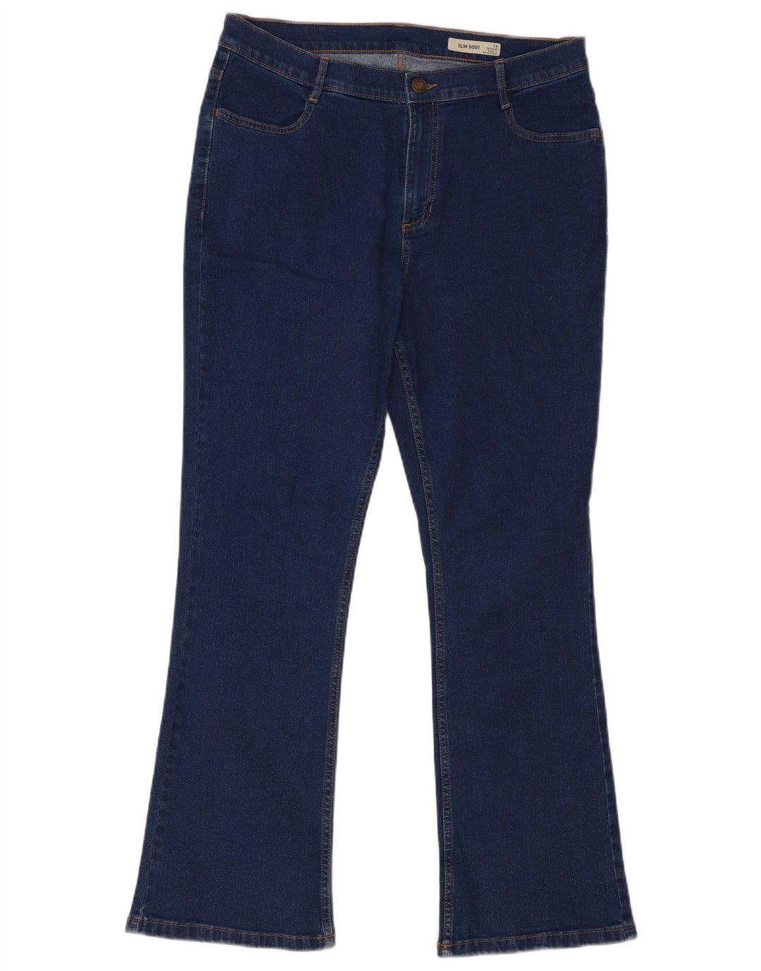 Marks & Spencer Blugi Bootcut Regular Slim pentru femei UK 14 Large W34 L30 Blue