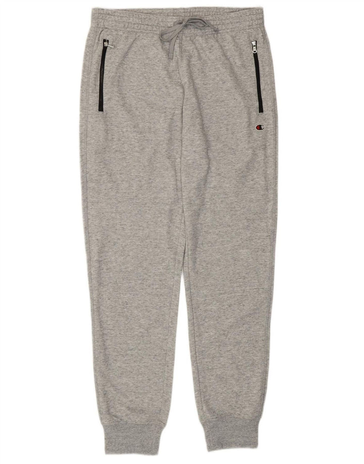 CHAMPION Mens Tracksuit Trousers Joggers Large Grey