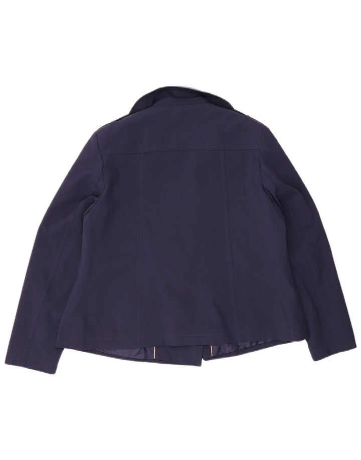 Palton pentru femei Marks & Spencer UK 16 mare, poliester bleumarin