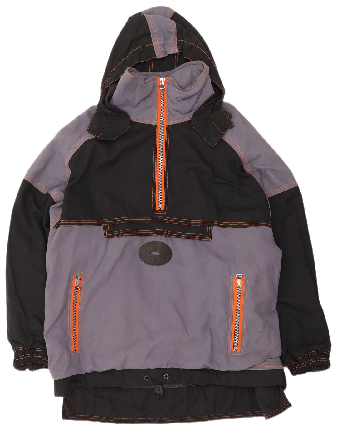 Jachetă de schi cu glugă pentru bărbați Ellesse UK 42 XL, gri, poliamidă color bloc