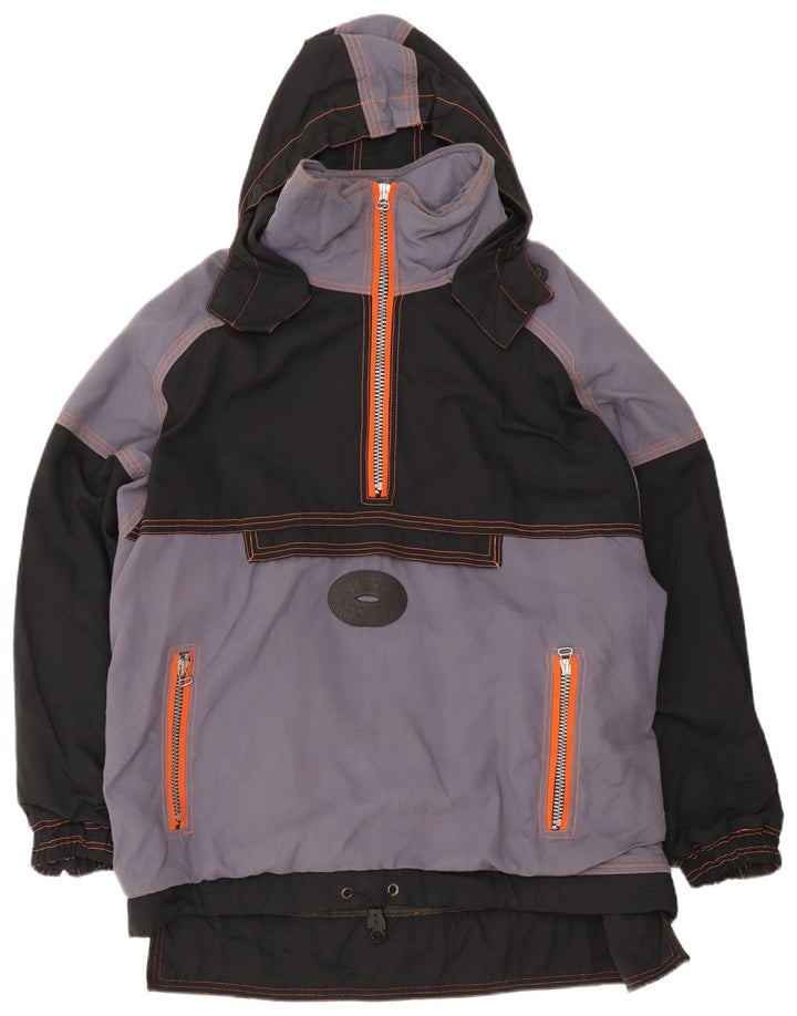 Jachetă de schi cu glugă pentru bărbați Ellesse UK 42 XL, gri, poliamidă color bloc