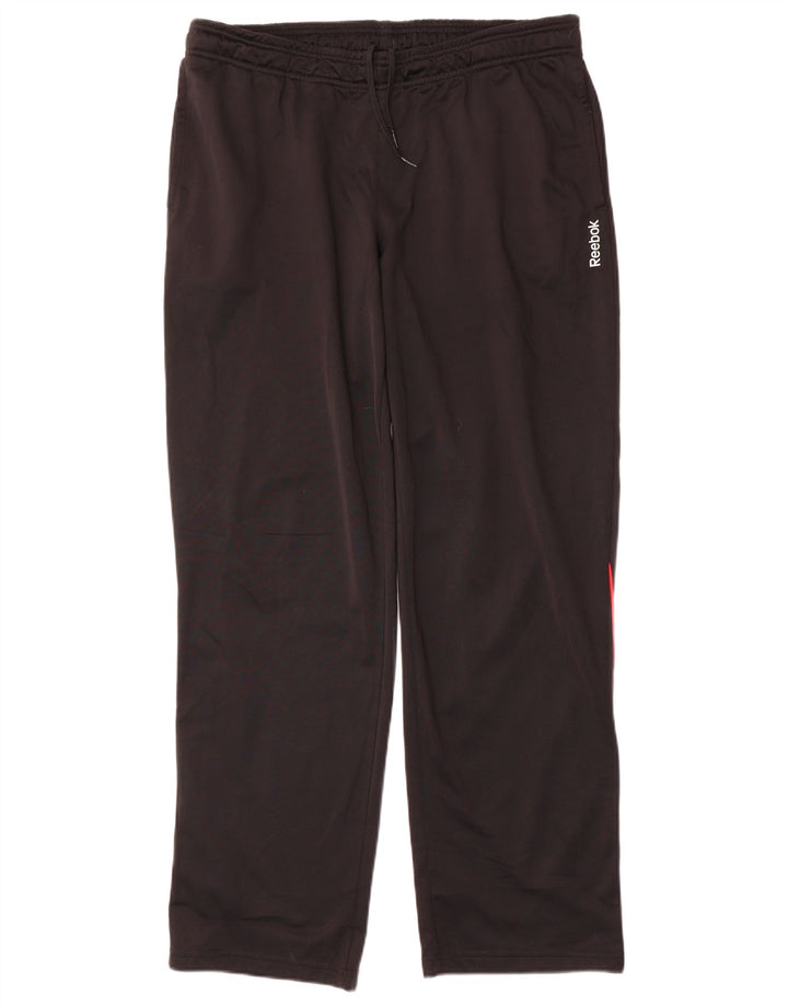 Pantaloni de trening Reebok pentru bărbați, mari, negru, poliester