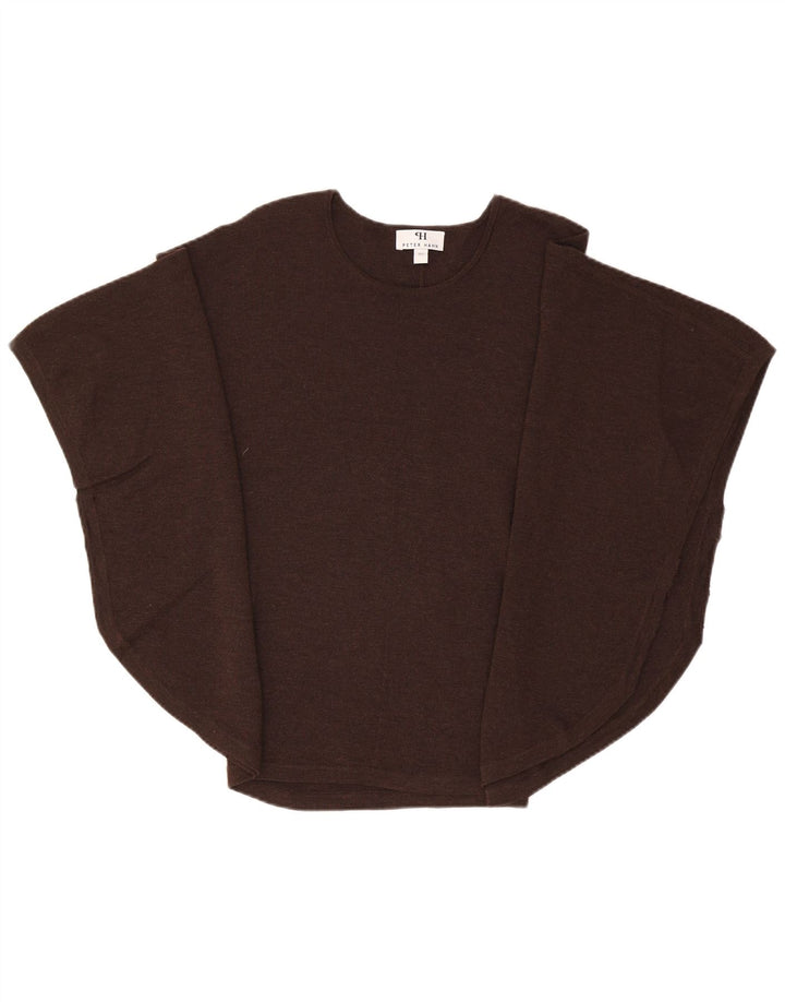 Pulover poncho pentru femei Peter Hahn UK 14 maro mediu