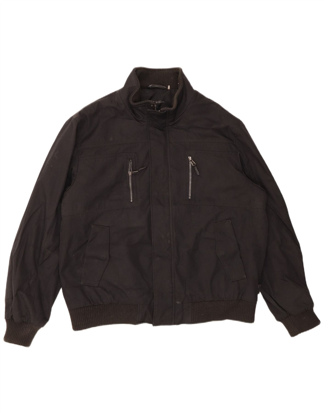 Bomber pentru bărbați CALVIN KLEIN UK 40 Poliester negru mare