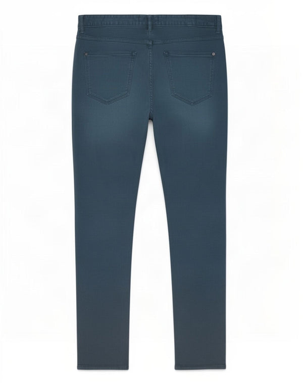 Pantaloni casual slim pentru bărbați Zara EU 42 Mari L32 L32 Bumbac bleumarin