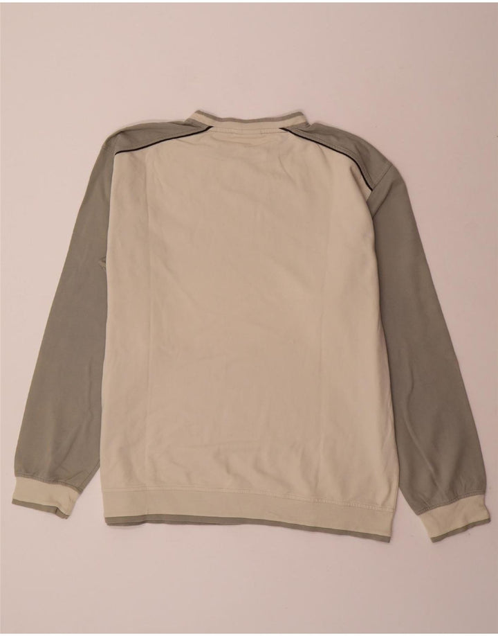 Pulover ASICS pentru bărbați, 2XL, bumbac color bloc alb