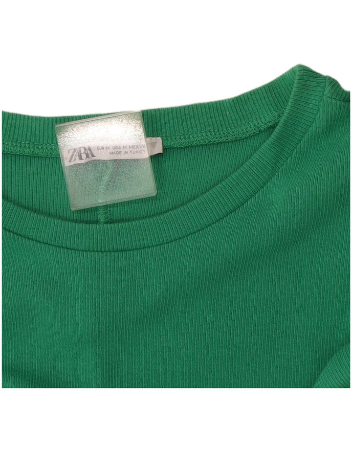 Rochie teacă pentru femei Zara UK 12 verde mediu