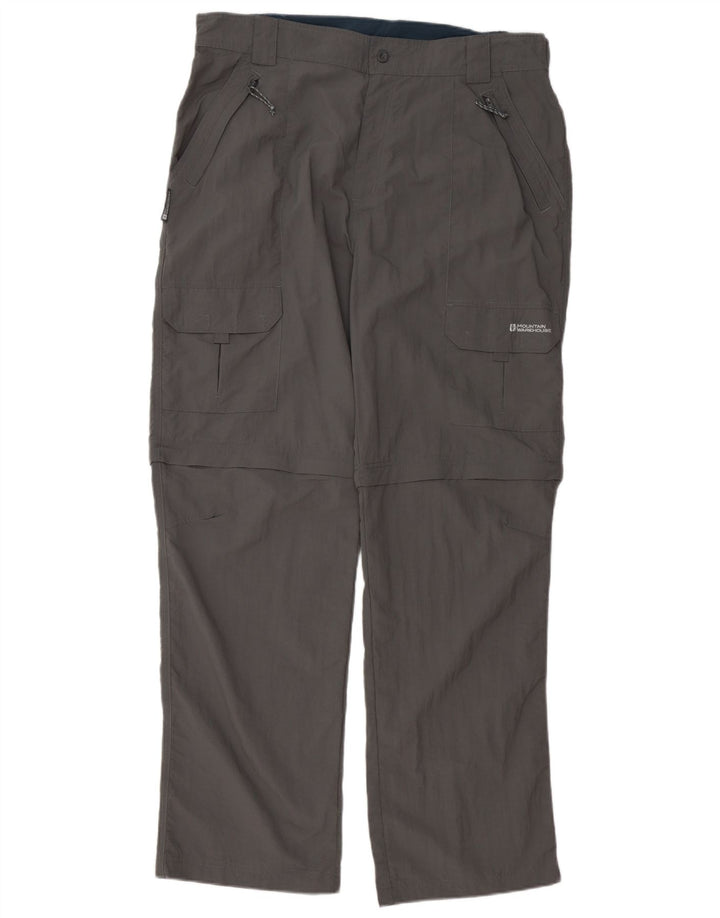 Pantaloni cargo drepti pentru bărbați Mountain Warehouse W38 L34 Nylon gri