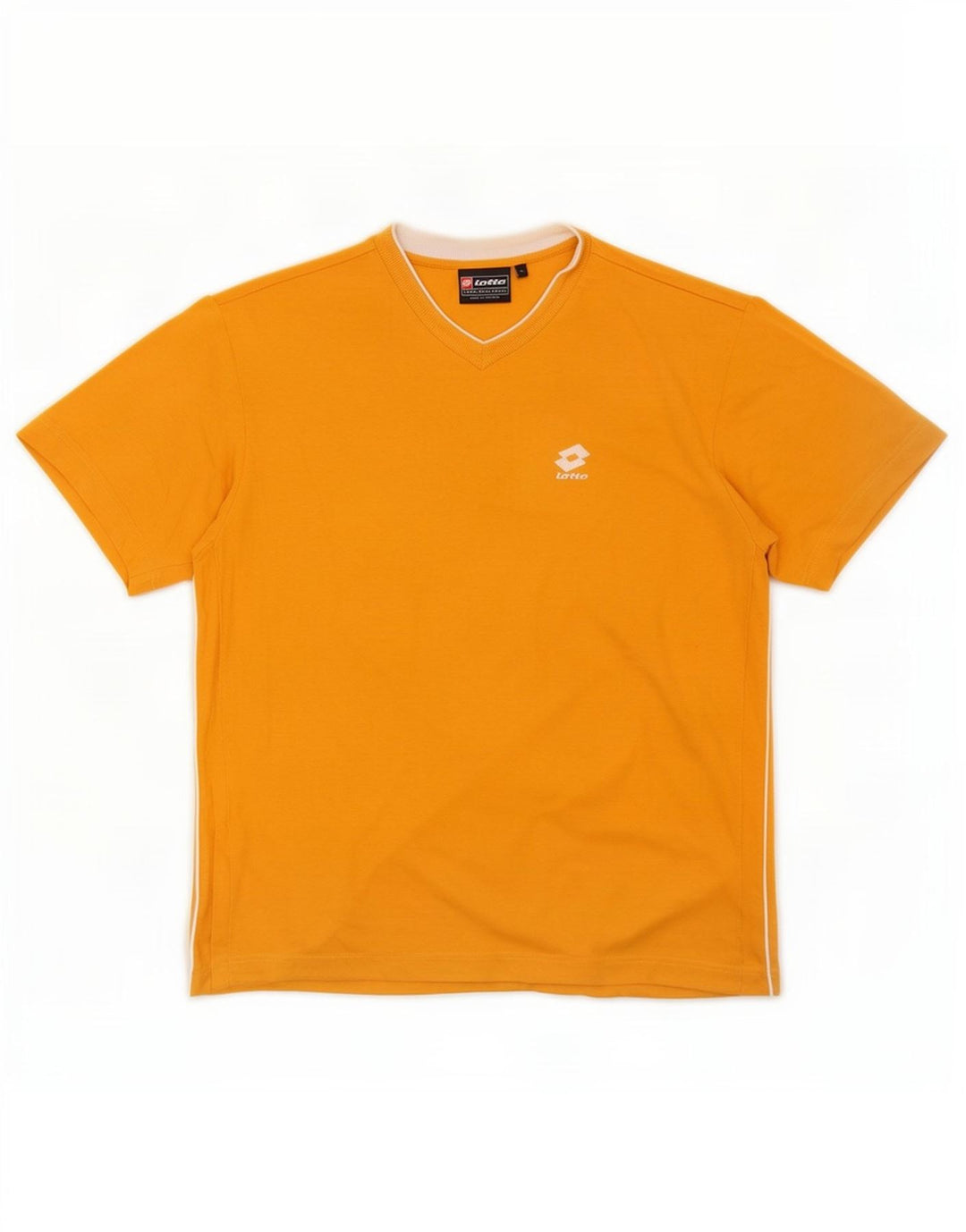 Tricou Bărbați Lotto Top XL Bumbac Portocaliu