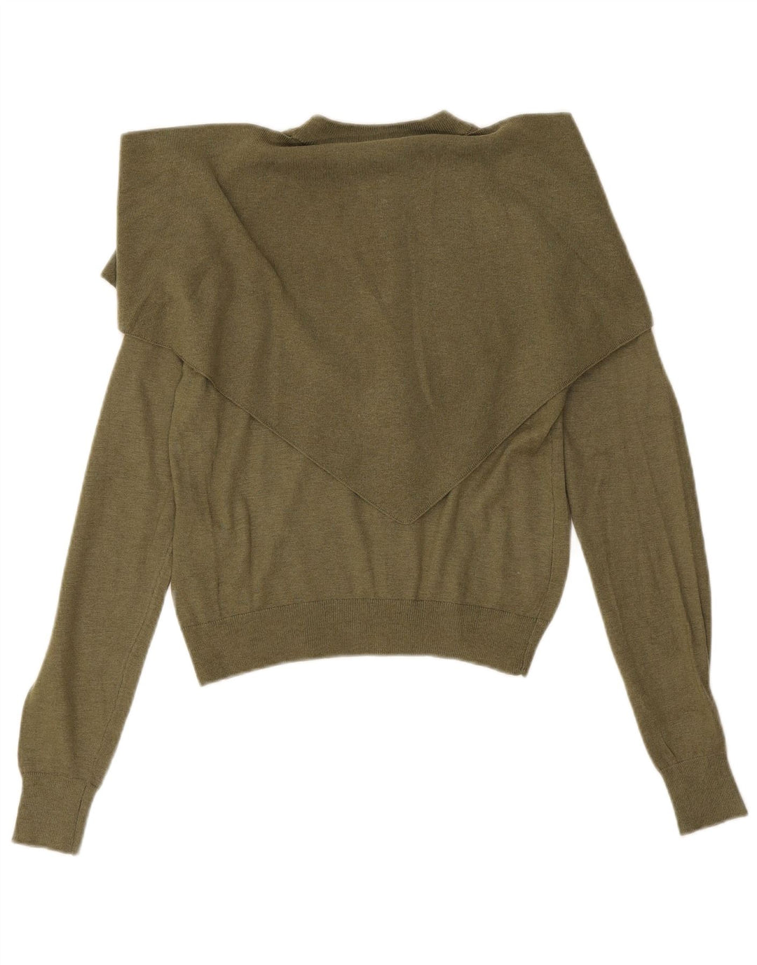 Pulover cardigan pentru femei Zara UK 10 Mic Kaki Poliamidă